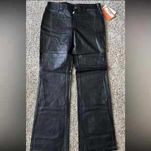 Harley-Davidson Women’s Black Leather Pants New Size 14 Long